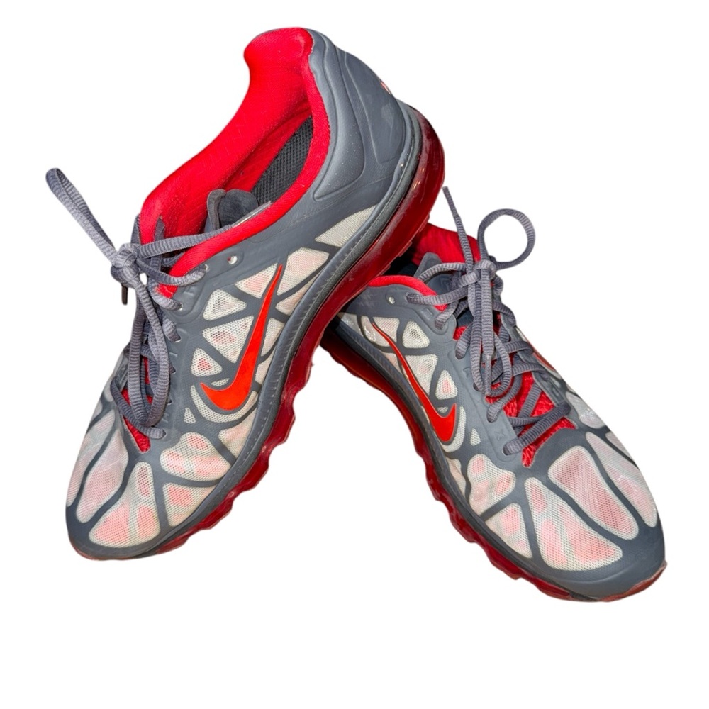Nike Air Max Fitsole Running Shoes Women’s Size 10 Grey Red